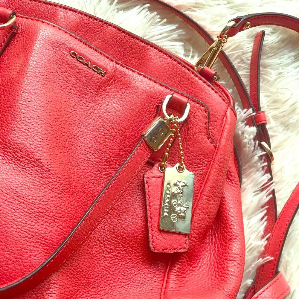 Burnt Orange Coach Purse